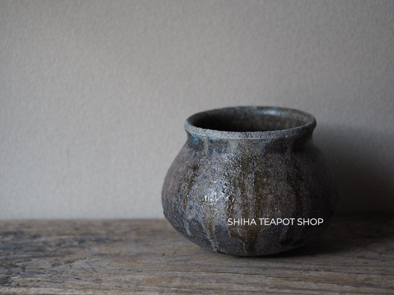 Wood Fired SUZUyaki Vase Shinohara Takashi First Firing 珠洲柴焼
