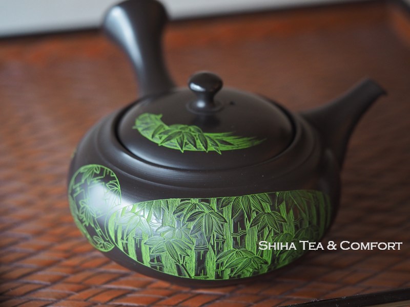 Kodo＆ Setsudo Hand carving Bamboo Teapot 壺堂雪堂竹壺 – SHIHA