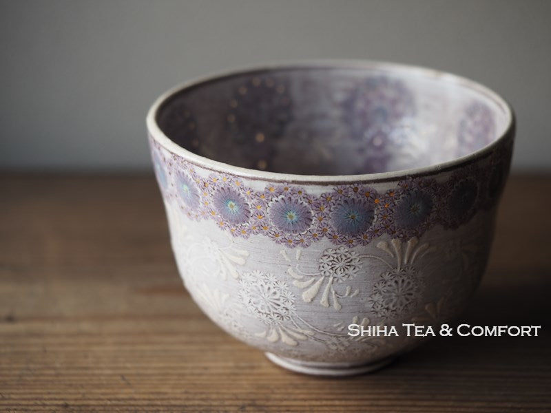 Matcha Bowl Toraku Proper Japanese Tea Ceremony Chawan Mishima
