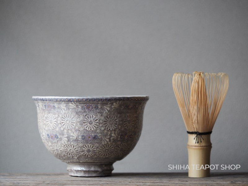 Proper Japanese Tea Ceremony Mishima Matcha Bowl Toraku Chawan
