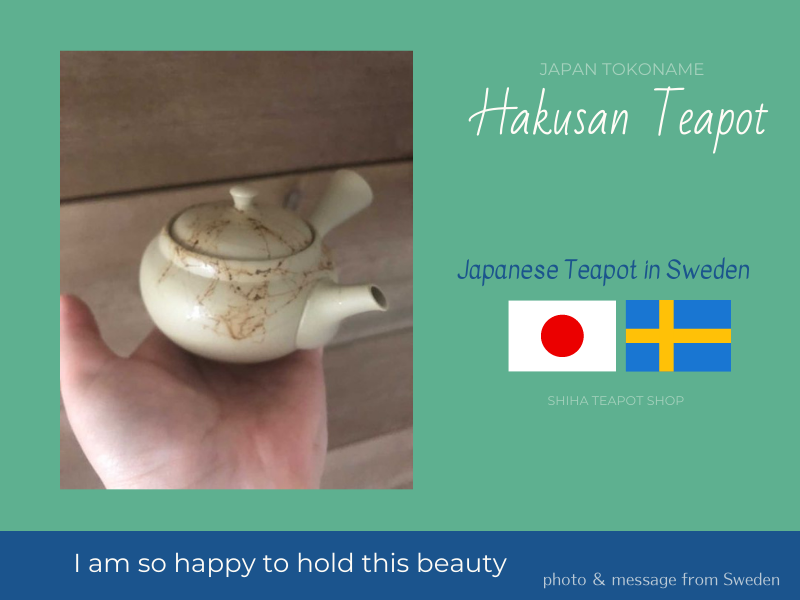 Japanese Teapot in Sweden (Hakusan)