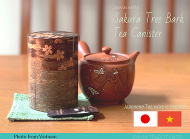 How beautiful the Canister Is - Akita Kabazaiku Wood Craft (From Vietnam)
