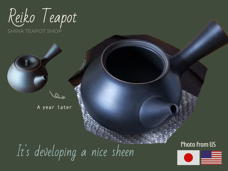 Developing a nice sheen (A year use) - Reiko Teapot (From US)