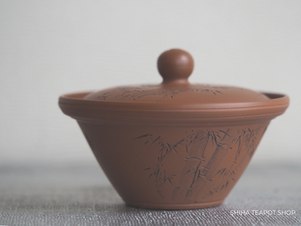TOGEN Authentic Red Clay SHIBO Shiboridashi and plate 陶元本朱泥絞出 TG05