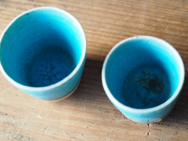 Tokoname Sou Yamada Mini Blue Cup Set  (2pcs) 山田想 YSS12