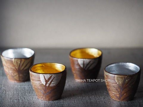 Golde and Silver Moonlight Cup Set (4 pcs)