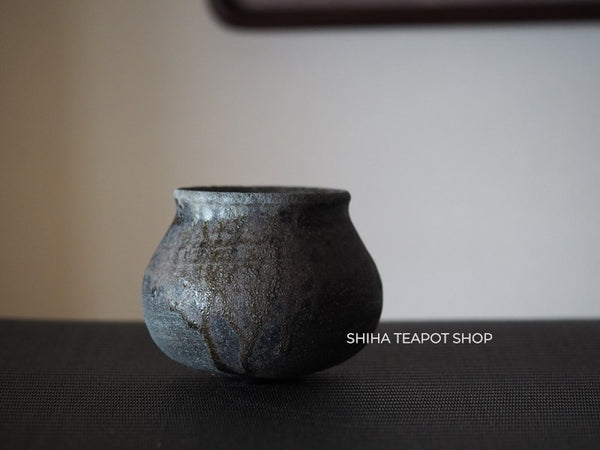 Wood Fired SUZUyaki Vase  Shinohara Takashi  First Firing 珠洲柴焼 SZ601
