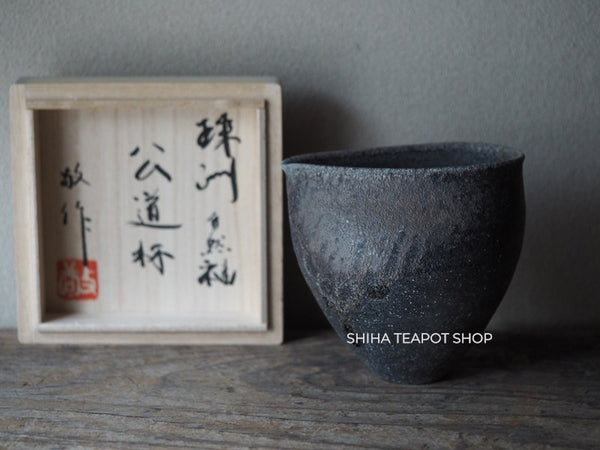 Wood Fired SUZUyaki Pitcher Shinohara Takashi  First Firing 珠洲柴焼 SZ602