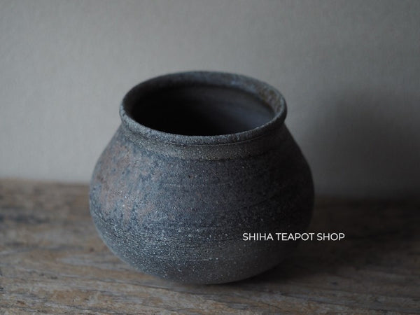 Wood Fired SUZUyaki Vase  Shinohara Takashi  First Firing 珠洲柴焼 SZ601