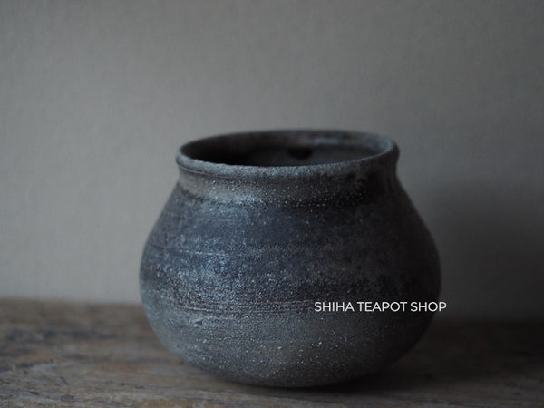 Wood Fired SUZUyaki Vase  Shinohara Takashi  First Firing 珠洲柴焼 SZ601