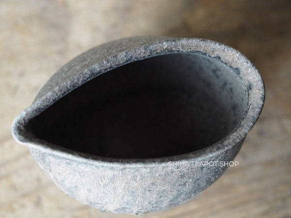 Wood Fired SUZUyaki Pitcher Shinohara Takashi  First Firing 珠洲柴焼 SZ260