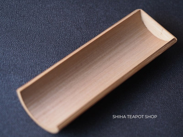 Senchado Tea Measure Bamboo Spoon Sago Used (Side-order) 茶則茶合二手 K10