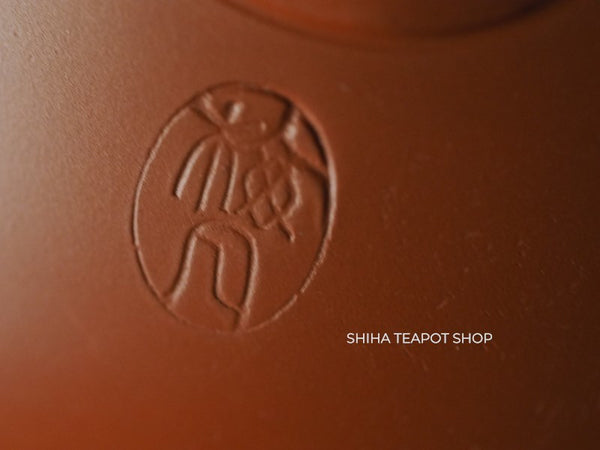 Vintage Baigetsu Silky Red Clay Kyusu Teapot　(Showa era) BI90　【Vintage Japanese Teapot - Unused】