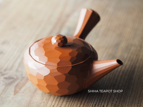 Sekisui Tokoname Facet Red Clay Teapot (40 years ago)