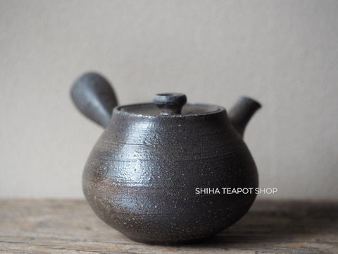 SuzuYaki Woodfired Black Teapot SHINOHARA TAKASHI (SZ66)