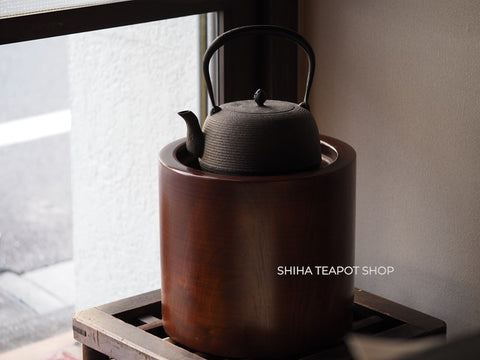 Japanese Antique Hibachi Brazier with Gotoku Metal Stand
