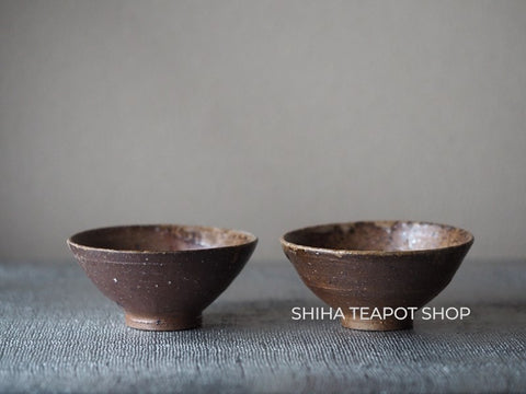 [Sold out] Bizen Tenmoku Shape Pair Cup