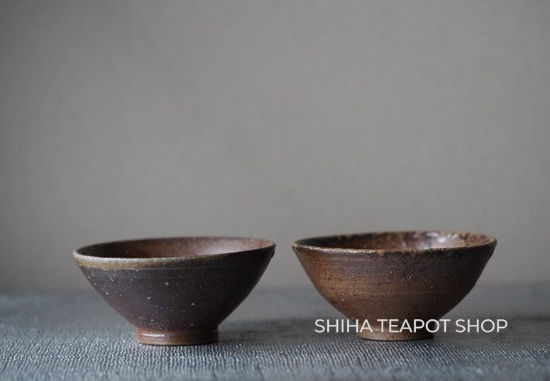 [Sold out] Bizen Tenmoku Shape Pair Cup
