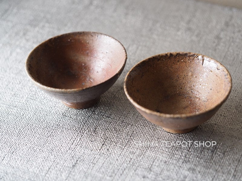 [Sold out] Bizen Tenmoku Shape Pair Cup