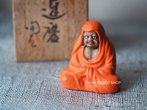 Antique Small Daruma (Bodhidharma) for tea lovers /Spirit of Zen