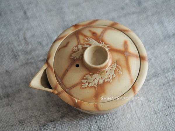 Vintage YUSEN Fire Line Houhin Teapot  40-50 years   初代友仙 Y56　【Vintage Japanese Teapot - Unused】