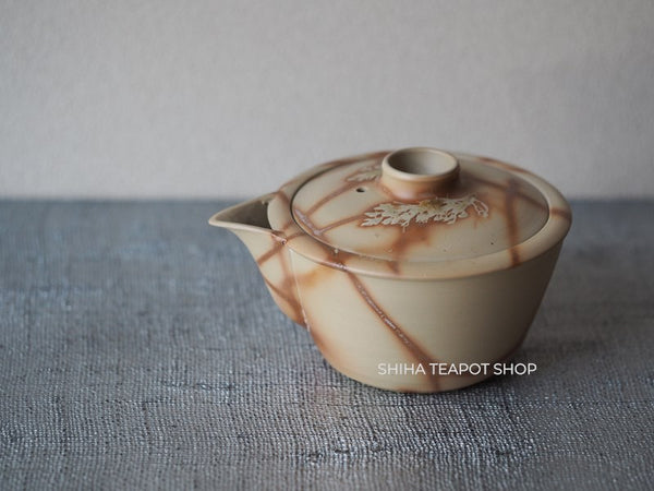 Vintage YUSEN Fire Line Houhin Teapot  40-50 years   初代友仙 Y56　【Vintage Japanese Teapot - Unused】