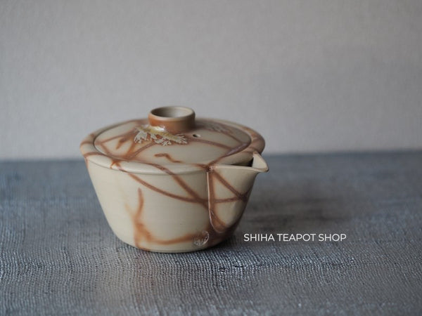Vintage YUSEN Fire Line Houhin Teapot  40-50 years   初代友仙 Y56　【Vintage Japanese Teapot - Unused】