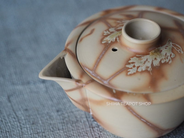 Vintage YUSEN Fire Line Houhin Teapot  40-50 years   初代友仙 Y56　【Vintage Japanese Teapot - Unused】