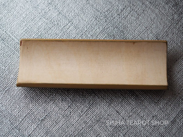 Bamboo Tea Measure Spoon Dark Yellow Lacquer (Sago) Used