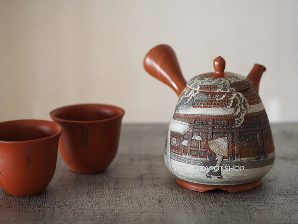Kodo Yoshikawa ”Zojoji Temple" Teapot KD119