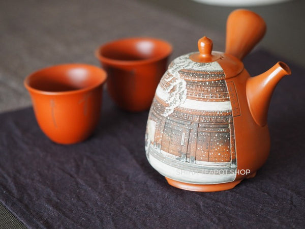 Kodo Yoshikawa ”Zojoji Temple" Teapot KD119