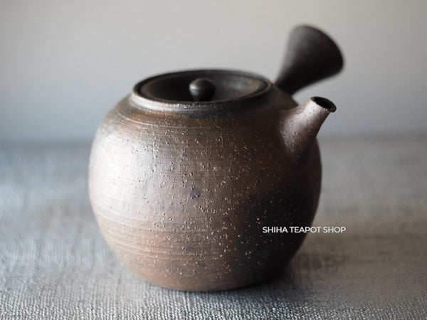 SOUKOU Pear Skin Large Dark Brown Wabi-sabiTeapot 宗光 SK71