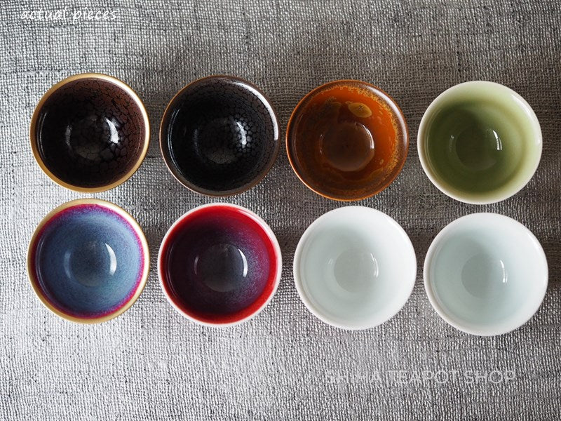 Japan Arita Porcelain 16 Small Tea Cups Set Box 有田16色杯 – SHIHA