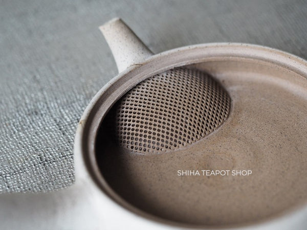 JINSHU Flat White Mogake Seaweed Tokoname Kyusu 甚秋藻掛 JN71