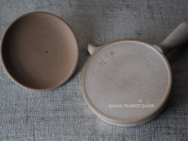 JINSHU Flat White Mogake Seaweed Tokoname Kyusu 甚秋藻掛 JN71