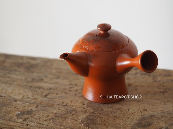 Souseki Red Clay Small Mogake High Body Kyusu Teapot