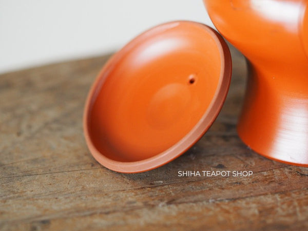 Souseki Red Clay Small Mogake High Body Kyusu Teapot