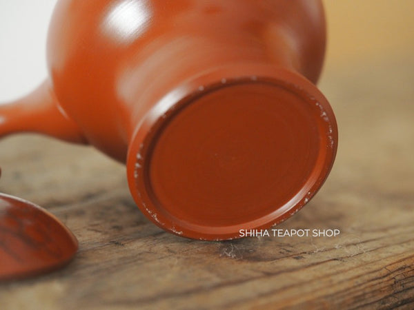 Souseki Red Clay Small Mogake High Body Kyusu Teapot