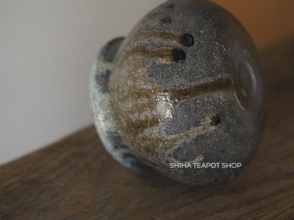 Wood Fired SUZUyaki Vase  Shinohara Takashi  First Firing 珠洲柴焼 SZ606