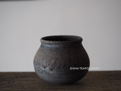 Wood Fired SUZUyaki Vase Shinohara Takashi First Firing 珠洲柴焼