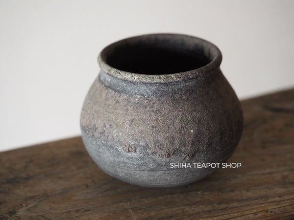 Wood Fired SUZUyaki Vase  Shinohara Takashi  First Firing 珠洲柴焼 SZ611