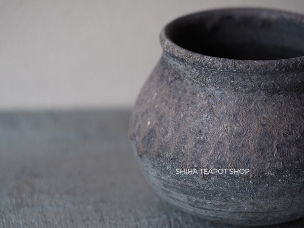 Wood Fired SUZUyaki Vase  Shinohara Takashi  First Firing 珠洲柴焼 SZ611
