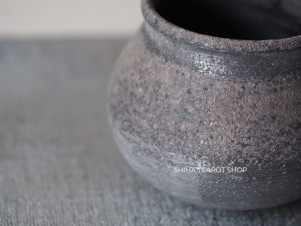 Wood Fired SUZUyaki Vase  Shinohara Takashi  First Firing 珠洲柴焼 SZ611
