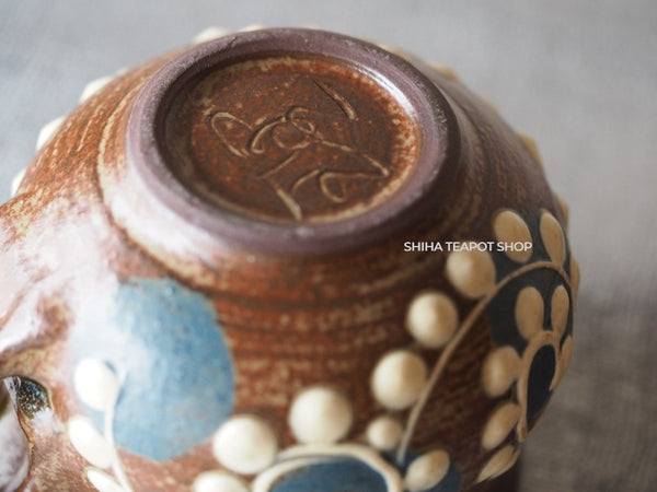 Okinawa Pottery Yachimun Icchin Art Cup & Saucer