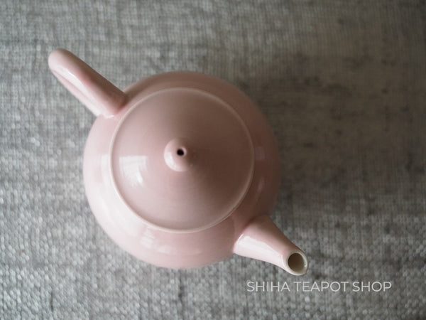 Kyoto Senchado Porcelain Pink Kyusu Teapot Seisho 清昌煎茶道急須 SH31
