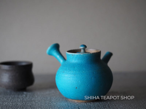Yamada Sou YS18 Small BLUE Kyusu Teapot for Gyokuro 山田想淡藍