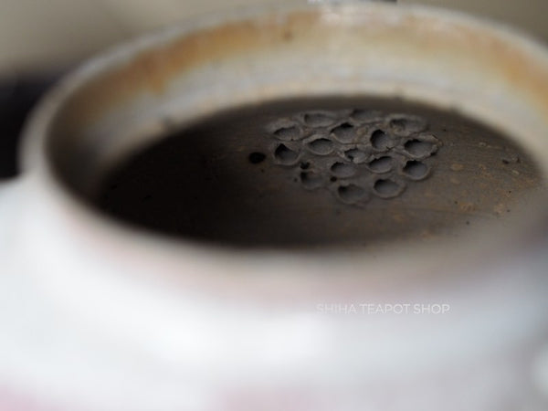 Tokoname Sou Yamada Wood fired White Shell Teapot + 2 cups 山田想 YS11-2