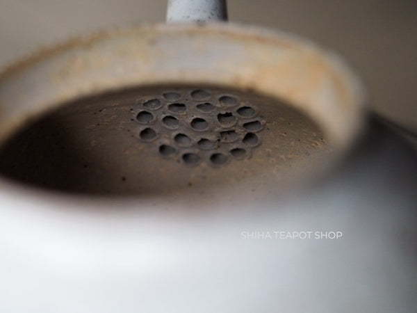 Tokoname Sou Yamada Wood fired White Shell Kyusu Teapot 山田想 YS57