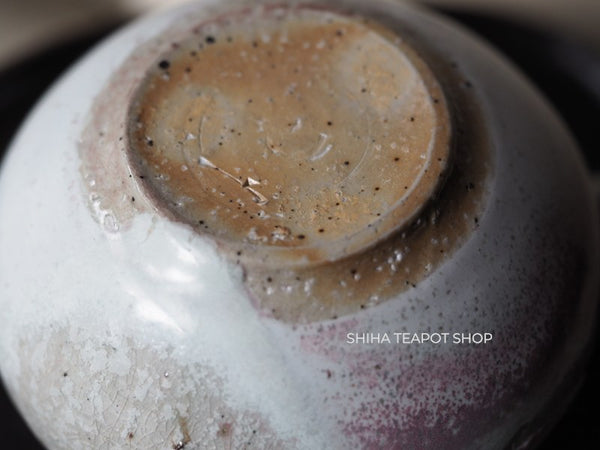 Tokoname Sou Yamada Wood fired White Shell Kyusu Teapot 山田想 YS57