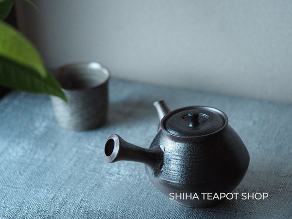 Hokujo (Shimizu Genji ) Nuance Black Teapot HK14 北條